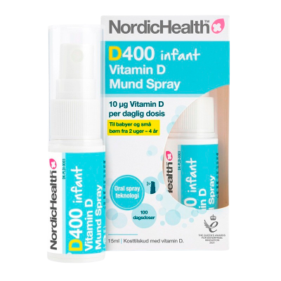 NordicHealth D-vitamin spray til småbørn og babyer