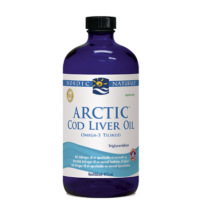 Nordic Naturals Torskelevertran m.appelsin Cod liver oil (474 ml)