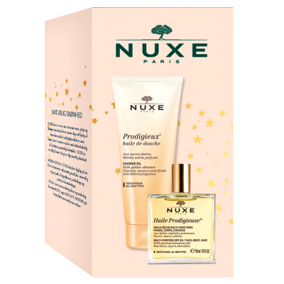 Nuxe Prodigieux Gaveæske Shower Oil & Tørolie (250 ml)