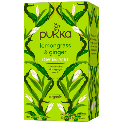 Pukka Lemongrass & Ginger Te Ø (20 breve)