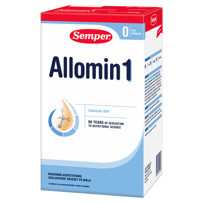 Semper Allomin 1 modermælkserstatning 0+ (800 g)