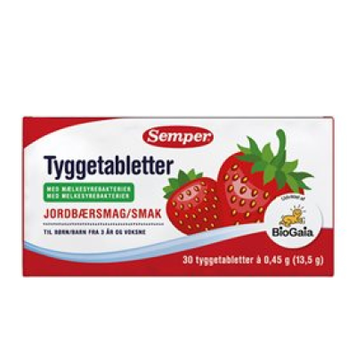 Semper BioGaia Tyggetabletter (30 stk)