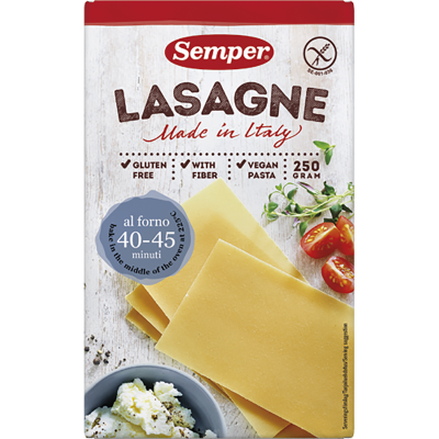 Semper Lasagne Glutenfri (250 gr)