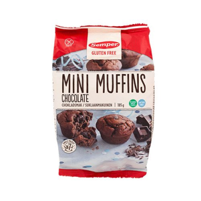 Semper Minimuffins Chokolade (185 g)