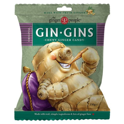 Ginger People GIN-GIN Chewy Ingefær Slik Original (150 g)