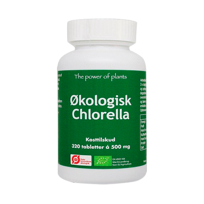 The Power of Plants Økologisk Chlorella (320 tabletter)