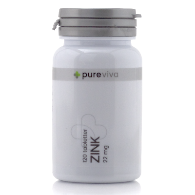Pureviva Zink 22mg (120 tab)