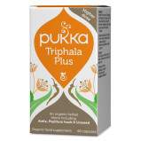 Triphala Plus kapsler Øko fra Pukka - 60 kapsler