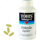 Tobis fiskeolie omega 3 1000 mg - 120 kapsler