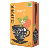Clipper Orange & Coconut te økologisk - 20 breve