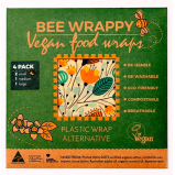 Bee Happy Vegan Food Wraps - 4 pak