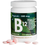 B12 vitamin 500 mcg - 90 tabletter