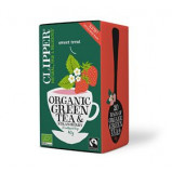 Clipper Grøn Te m. Jordbær Ø (40 g)