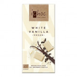 Ichok white vanilla vegansk øko chokolade - 80 gr