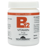 B12 vitamin 9 ug Natur Drogeriet - 60 kapsler