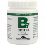 Natur Drogeriet B7 Biotin - 100 tabletter