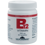 Natur Drogeriet B12 Vitamin 500 ug (60 tabletter)