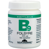 Folsyre B9 - 180 tabletter