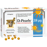 Pharma Nord D-Pearls 38 µg- (40 tabletter)