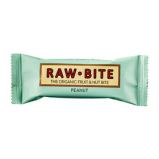 Rawbite Peanut Øko frugt og nøddebar 50 g