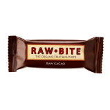 Rawbite Raw Cacao Øko frugt og nøddebar 50 g