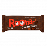 Roobar raw kakao nibs økologisk - 30 gram