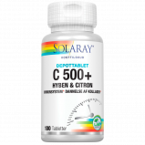 C-vitamin C500 hyben citron Solaray - 100 tabs
