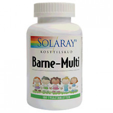 Solaray Barne-Multi tyggevitaminer til børn (100 tabletter)