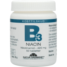 Natur Drogeriet Niacin (nikotinamid) 420 mg (50 tabletter)