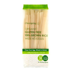 100% Brune ris nudler brede økologiske - 200 gram