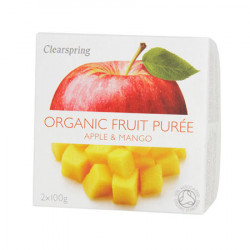 Clearspring Organic FrugtpurÃ© Æble & Mango Ø (200 gr)