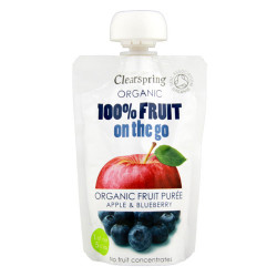 Æble/ Blåbær Fruit On The Go Ø (100 gr)