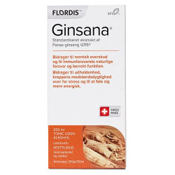 Flordis Ginsana Tonic uden alkohol (250 ml)