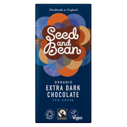 Seed & Bean Mørk Chokolade 72% Ø (100 gr)