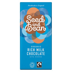 Seed & Bean Mælkechokolade 37 % Ø (100 gr)