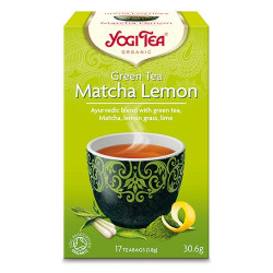 Yogi matcha lemon Green tea Økologisk - 17 breve