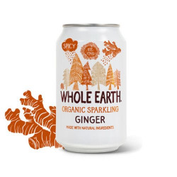 Sodavand Whole Earth Ingefær Økologisk - 330 ml.