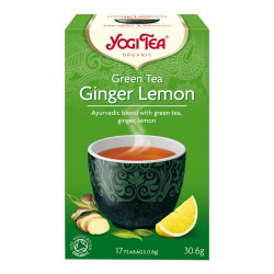 Yogi Green Tea Ginger Lemon Økologisk - 17 breve