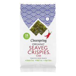 Seaveg Crispies Tangchips Chili Øko - 5 gram