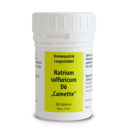 Camette Natrium sulf. D6 Cellesalt 10