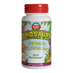 Kal DinoSaurs Jurassic Echinacea med hyldebærsmag (30 tyggetabletter)