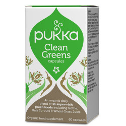 Pukka Clean Greens 400 mg (60 kapsler)