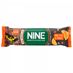 9Nine Energibar Kakao & Orange (40 g)