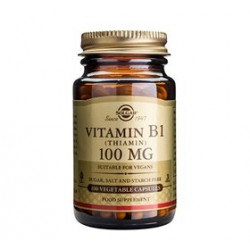 Solgar B1-vitamin 100 mg (Thiamin) (100 kaps)
