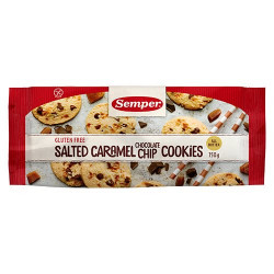 Sember Cookies m. Saltet Karamel & Chokolade Glutenfri