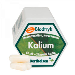 Berthelsen Naturlig Kalium (90 tabletter)