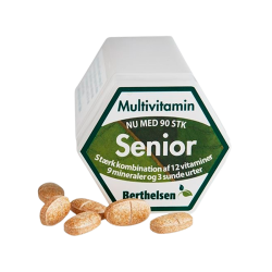 Berthelsen Seniorpillen 65+ Mutivitamin (60 tabletter)