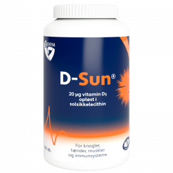 Biosym D-Sun 20 mcg D-Vitamin (360 kapsler)