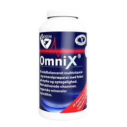 Biosym OmniX Multivitamin uden Jern og K-vitamin (360 tabletter)