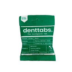 Denttabs Tandpasta Piller Uden Flourid (125 stk)